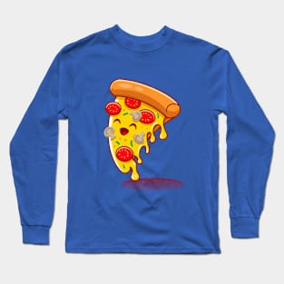 Veggie Pizza Cartoon Long Sleeve T-Shirt